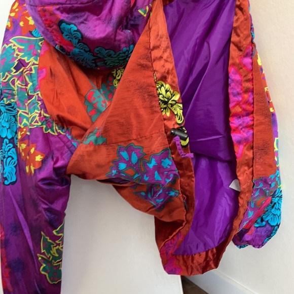 Vintage Obermeyer Half Zip Windbreaker with Insulated Hood - Picture 11 of 14